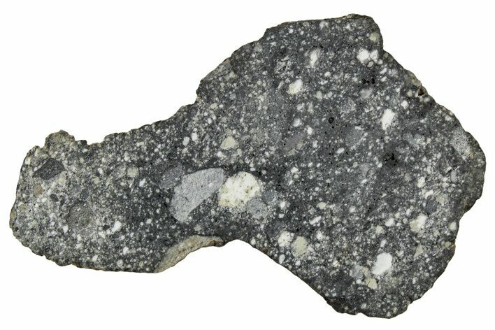 Polished Lunar Meteorite ( g) Slice - Aridal #355985